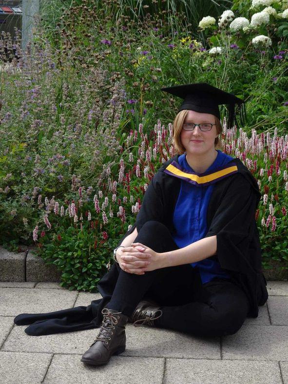 Caitlin's graduation photo