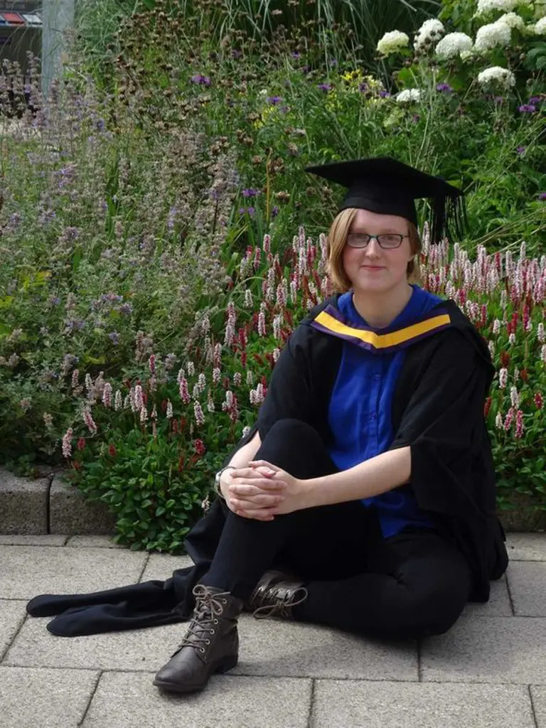 Caitlin's graduation photo