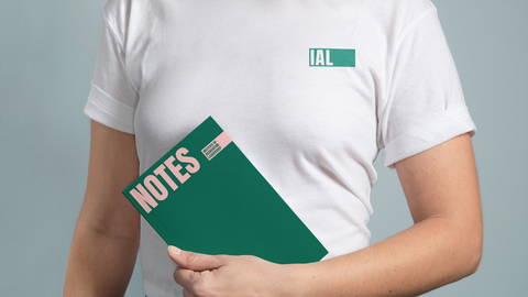 IAL notepad and tshirt