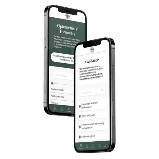 Two article pages from the COO app
