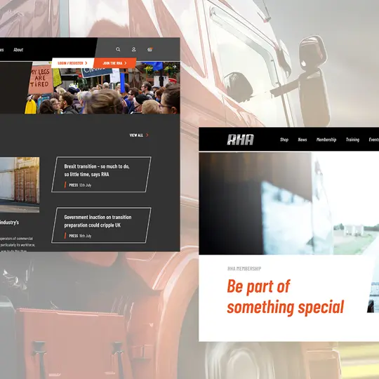 Road Haulage Association industry news pages